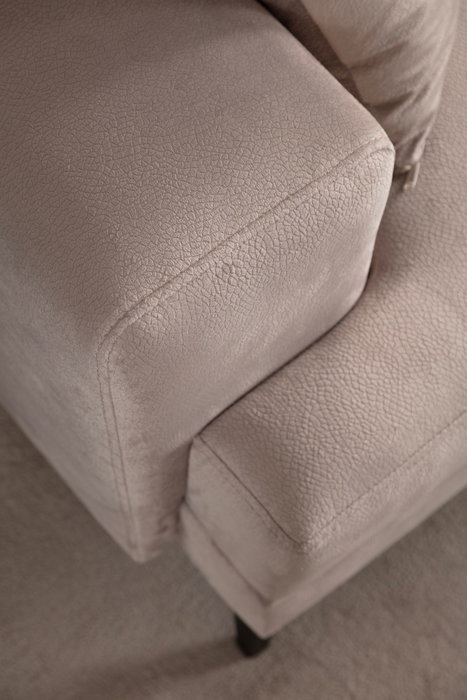 Atelier Del Sofa Sofá de 3 Plazas Astana - Beige | Confort y Elegancia para tu Salón | Estructura Madera Haya | Tejido Poliéster Lavable en Seco